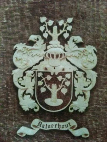 Historisch familiewapen van de familie Halverhout