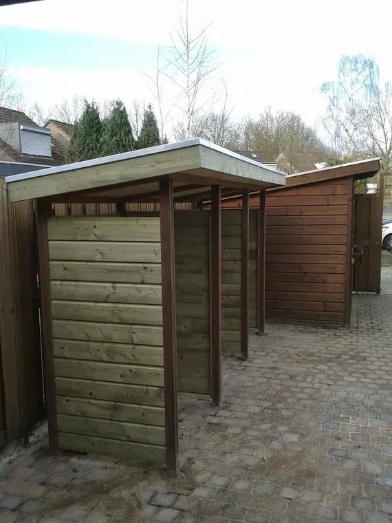 Houten buitenberging op maat